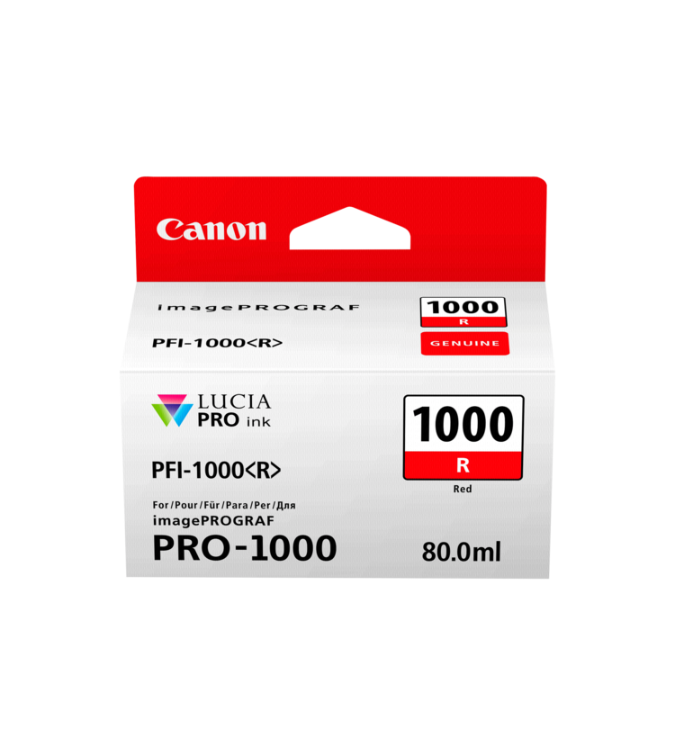Ink Canon PFI-1000R Red - 80ml