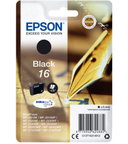 Ink Epson T162140 Black with pigment ink