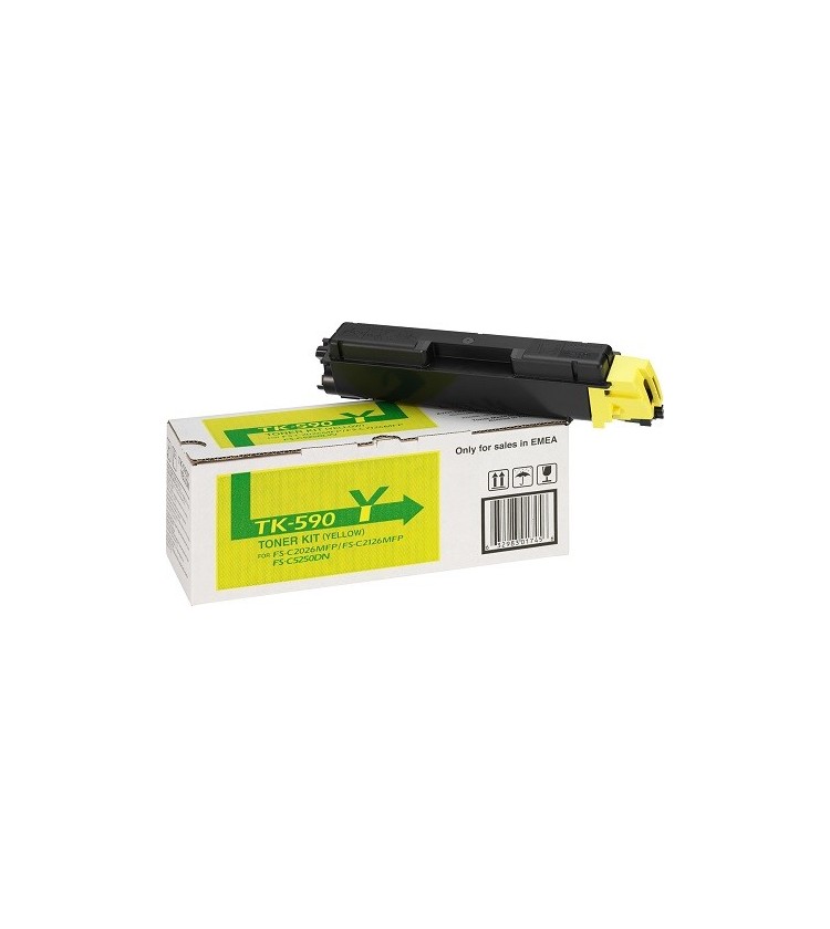Toner Laser Kyocera Mita TK-590Y Yellow - 5K Pgs