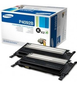 Toner Color Laser Samsung-HP CLT-P4092B Black Twin Pack - 3K Pgs