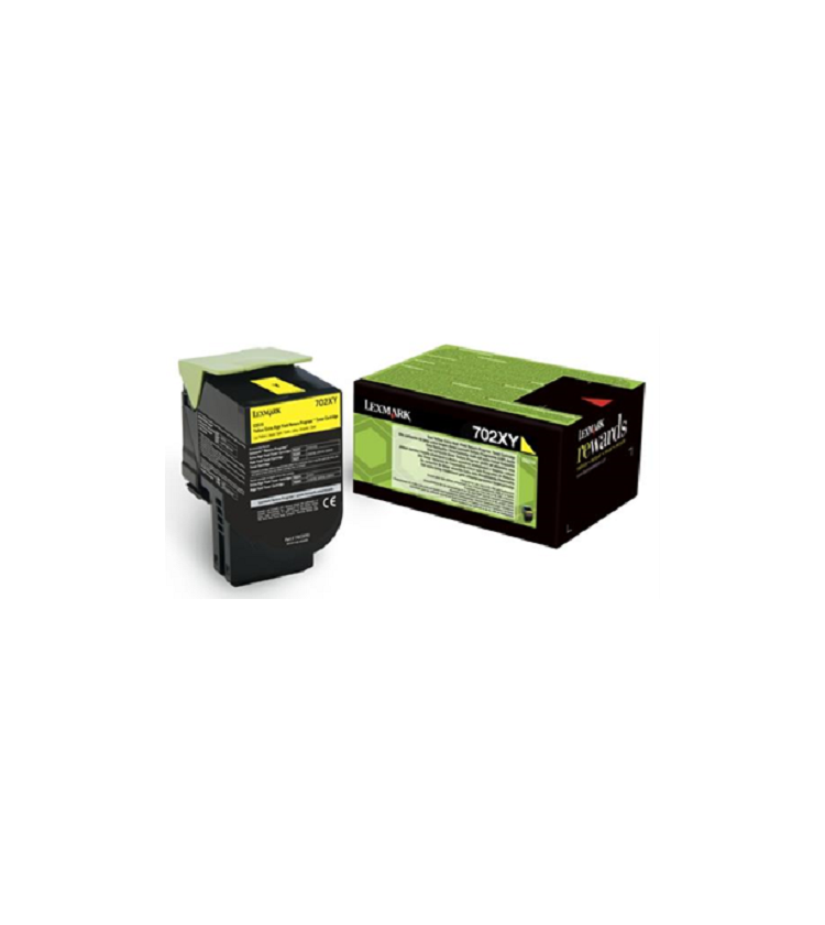 Toner Laser Lexmark 70C2XY0 Extra High Yield Yellow -4k Pgs
