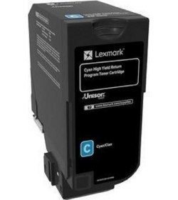 Toner Laser Lexmark 84C2HK0 High Yield Cyan -16k Pgs