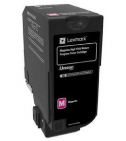 Toner Laser Lexmark 84C2HM0 High Yield Magenta -16k Pgs