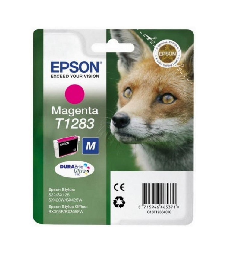 Ink Epson T12834011 Magenta with pigment ink new series Fox-Size M