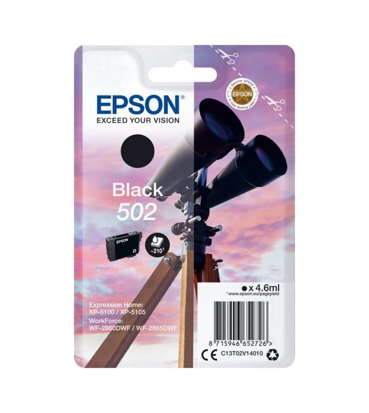 Ink Epson T02V14 C13T02V14010 Black - 4.6ml