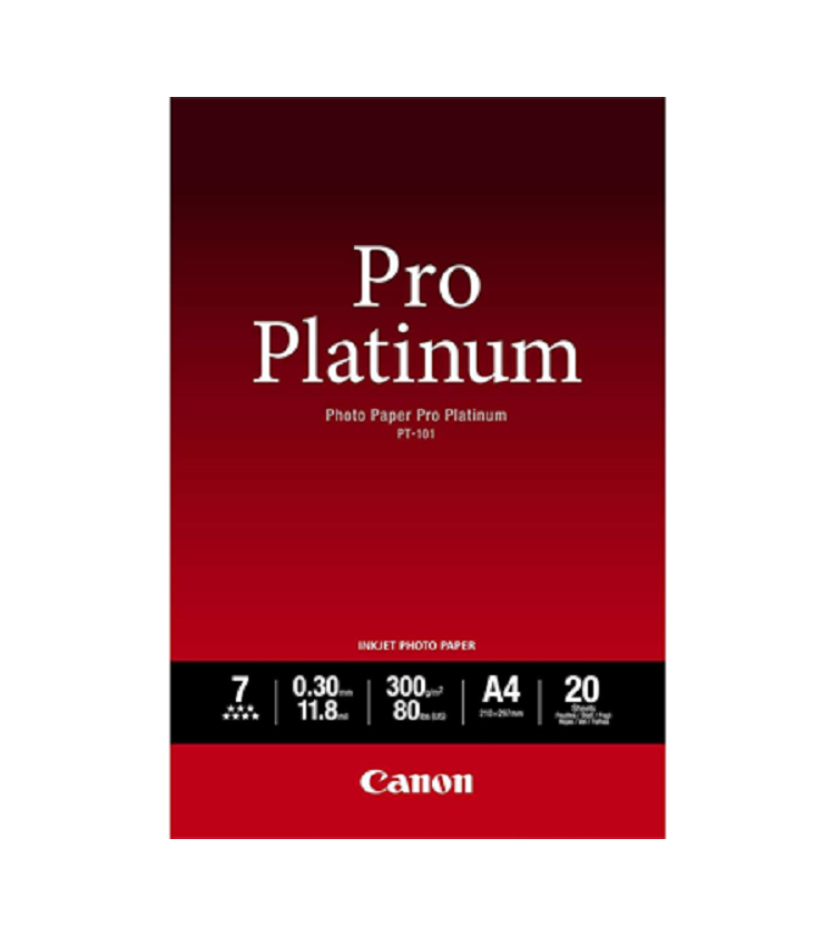 Paper Canon Pro-Platinum PT-101 A4 20Shts 300gr