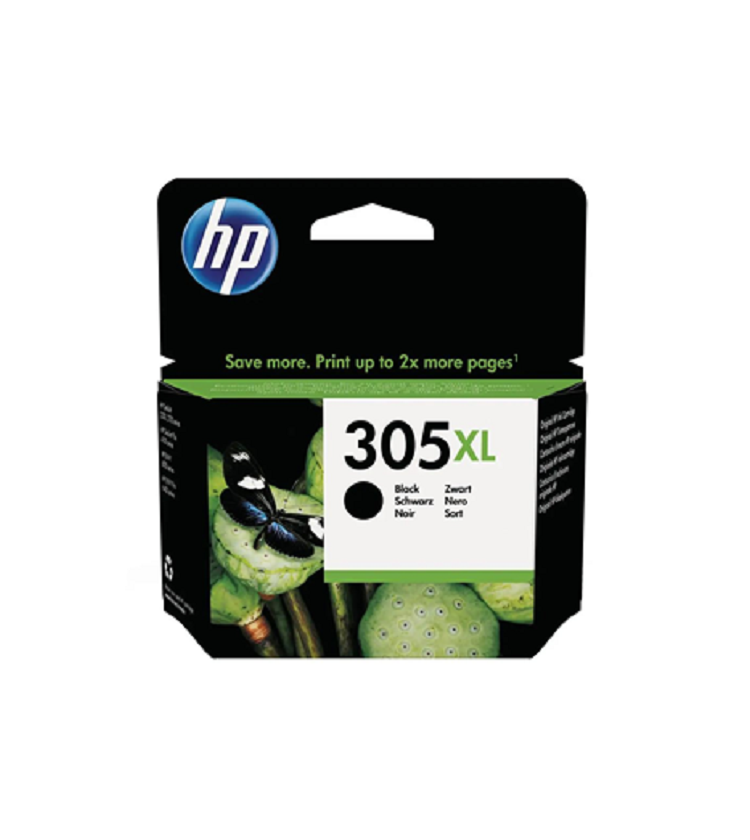 Hp 305xl High Yield Black Original Ink Cartridge 3ym62ae