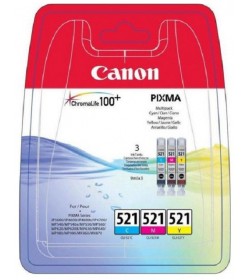 Ink Canon CLI-521 Value Pack (Cyan Magenta Yellow)